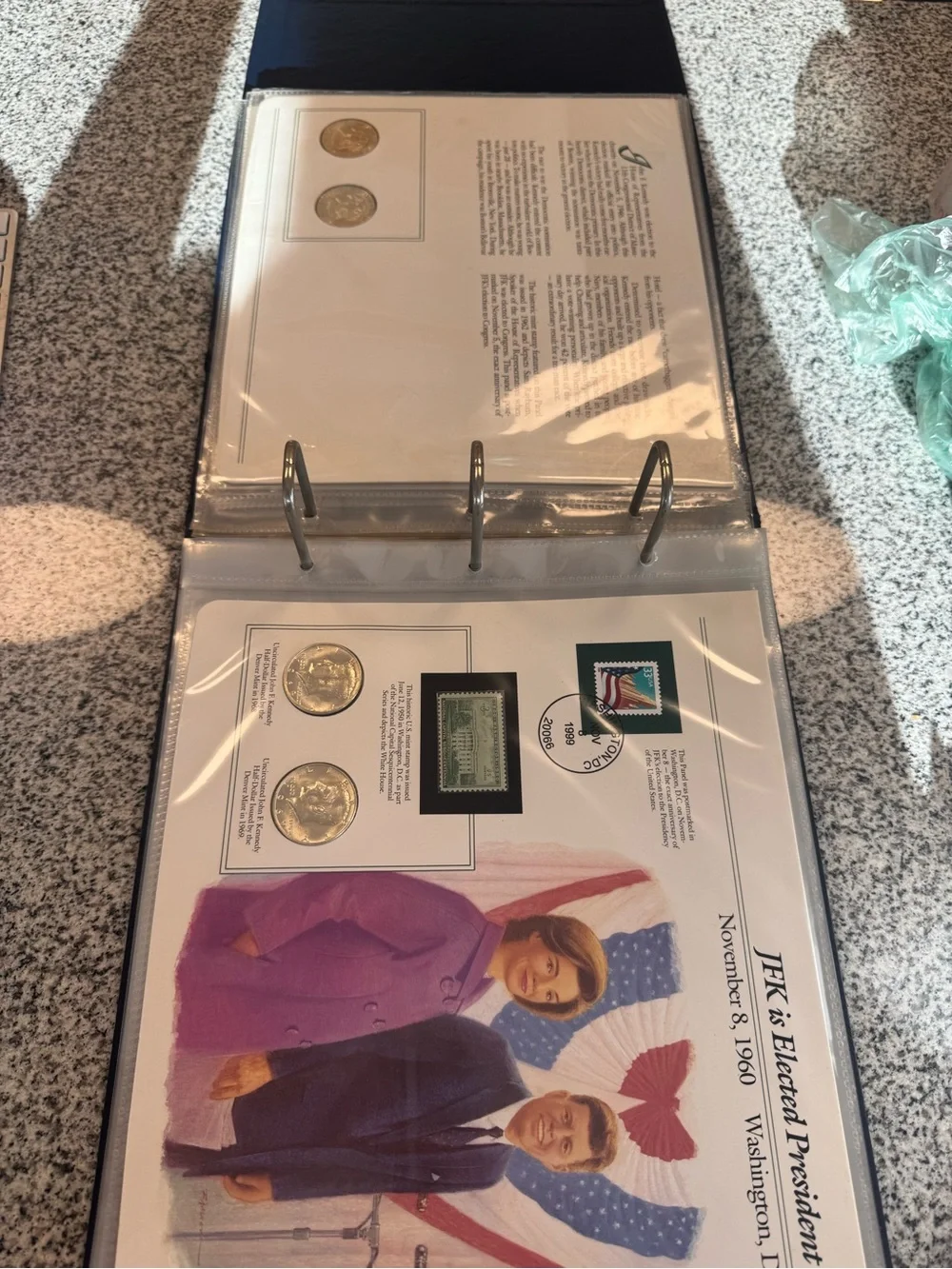 5 pages of Statehood Quarters Collection